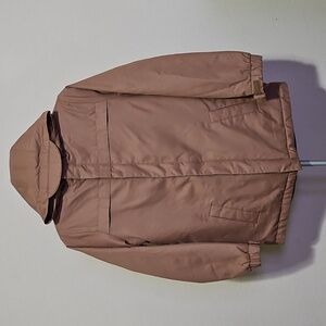 Cat & Jack Boy's Tan Hooded Lined Jacket